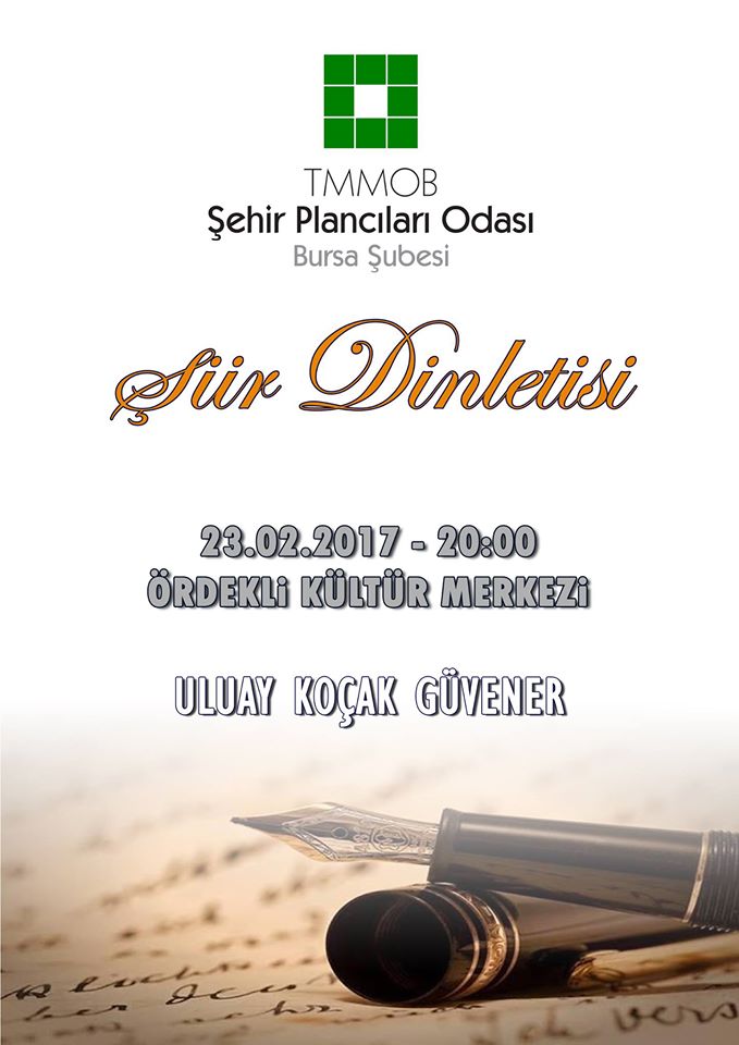 ÜYEMİZ ULUAY KOÇAK GÜVENER`İN HEPİMİZİN HİKAYESİ ŞİİR DİNLETİSİ