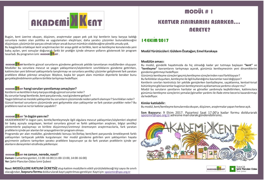 AKADEMİKENT #1: KENTLER SINIRLARINI AŞARKEN, NEREYE?
