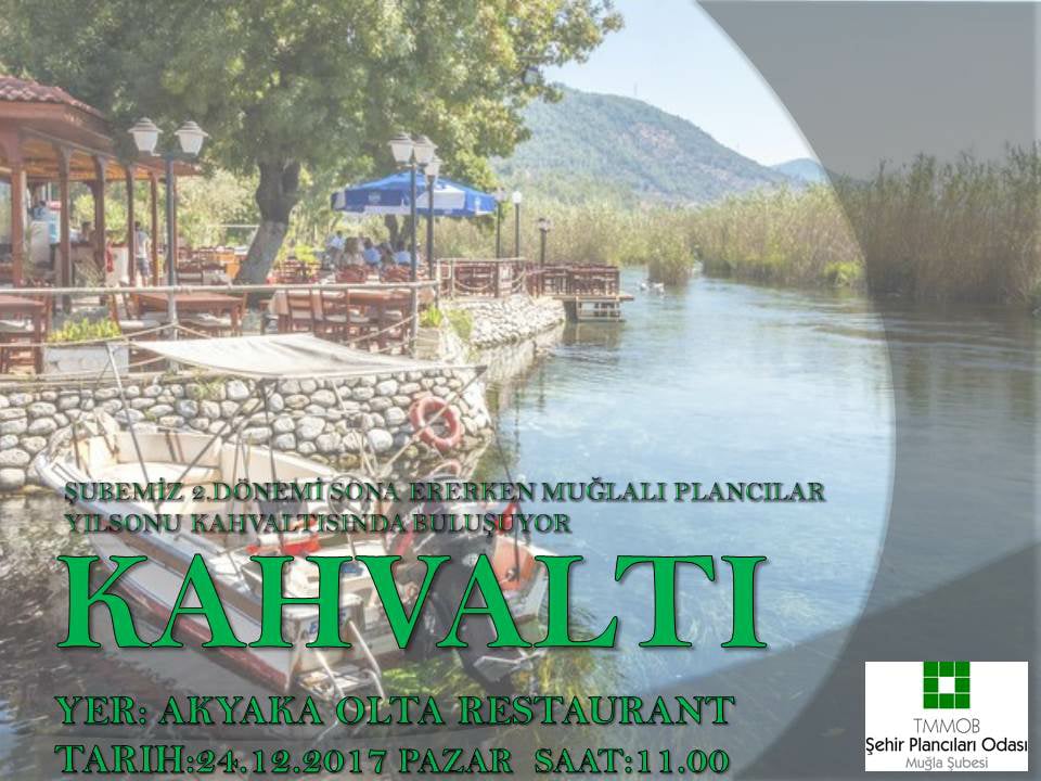YILSONU KAHVALTISI 24 ARALIK 2017 TARİHİNDE GERÇEKLEŞTİRİLDİ