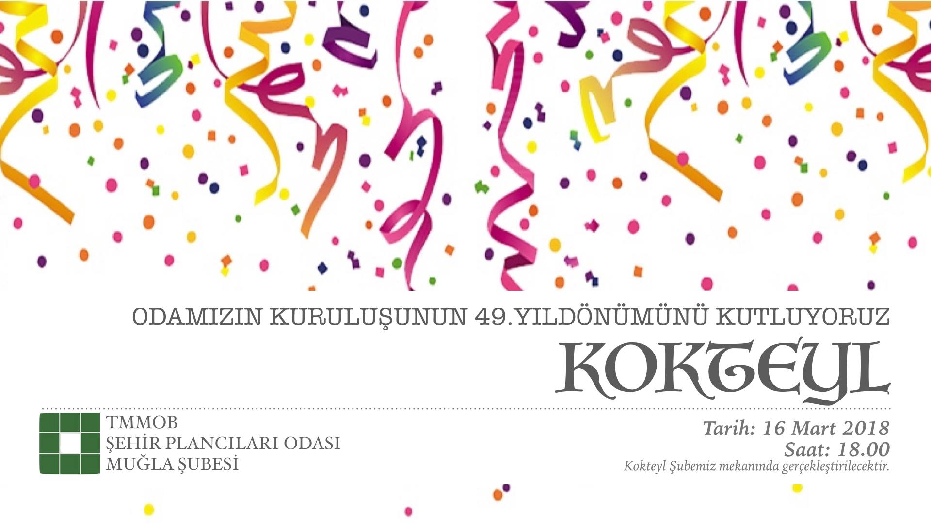 ODAMIZIN KURULUŞUNUN 49. YIL DÖNÜMÜNÜ KUTLUYORUZ 