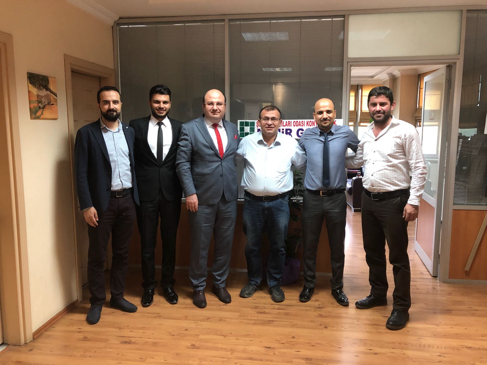 İNŞAAT MÜHENDİSLERİ ODASI KONYA ŞUBESİNE ZİYARETTE BULUNDUK
