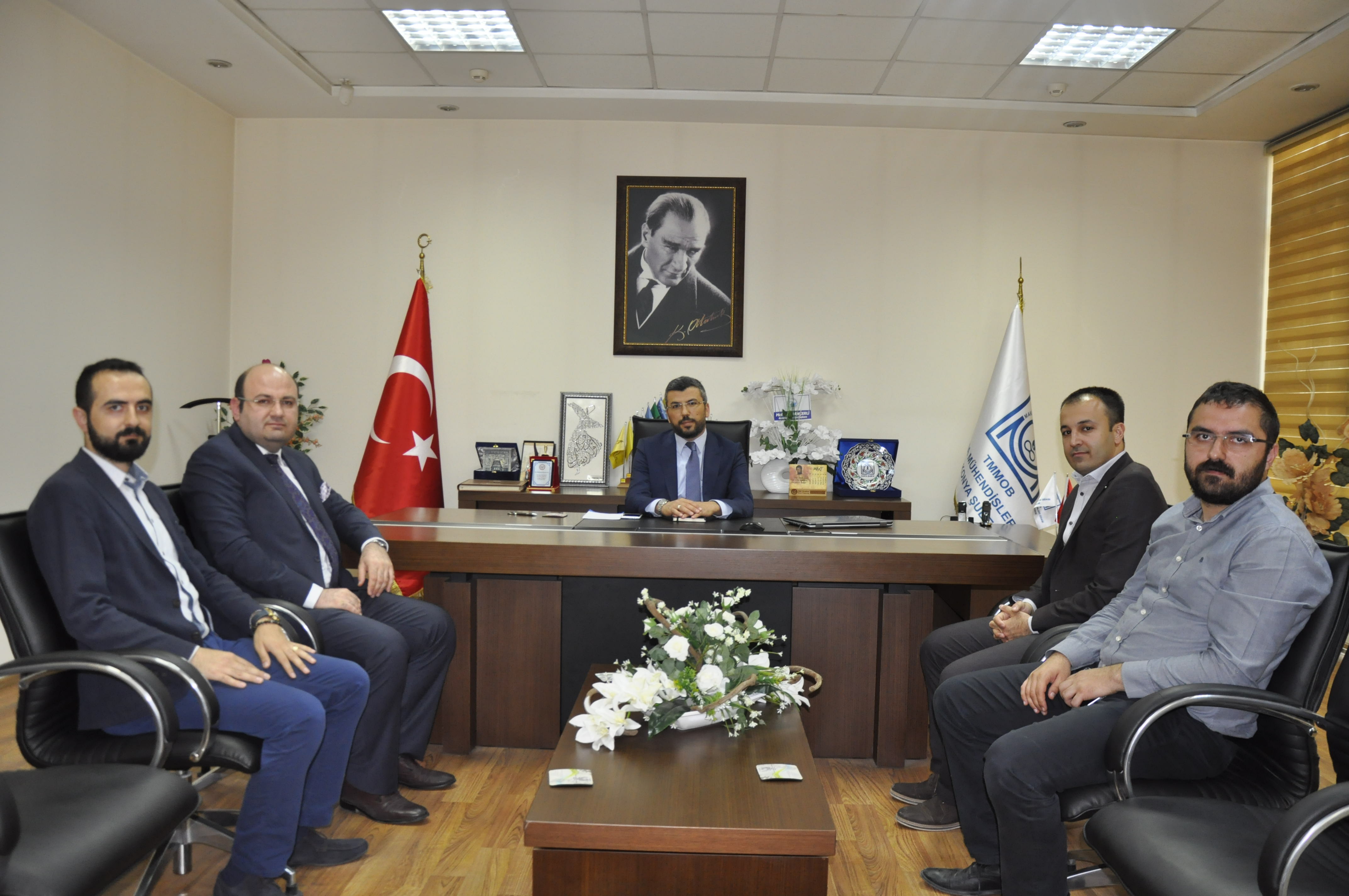 MAKİNE MÜHENDİSLERİ ODASI KONYA ŞUBESİNİ ZİYARET ETTİK