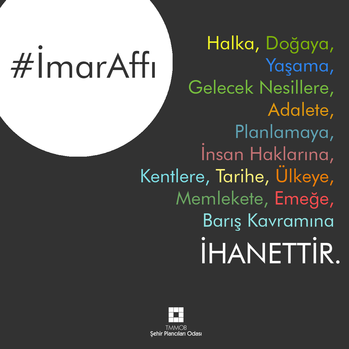 İMAR AFFI İHANETTİR !