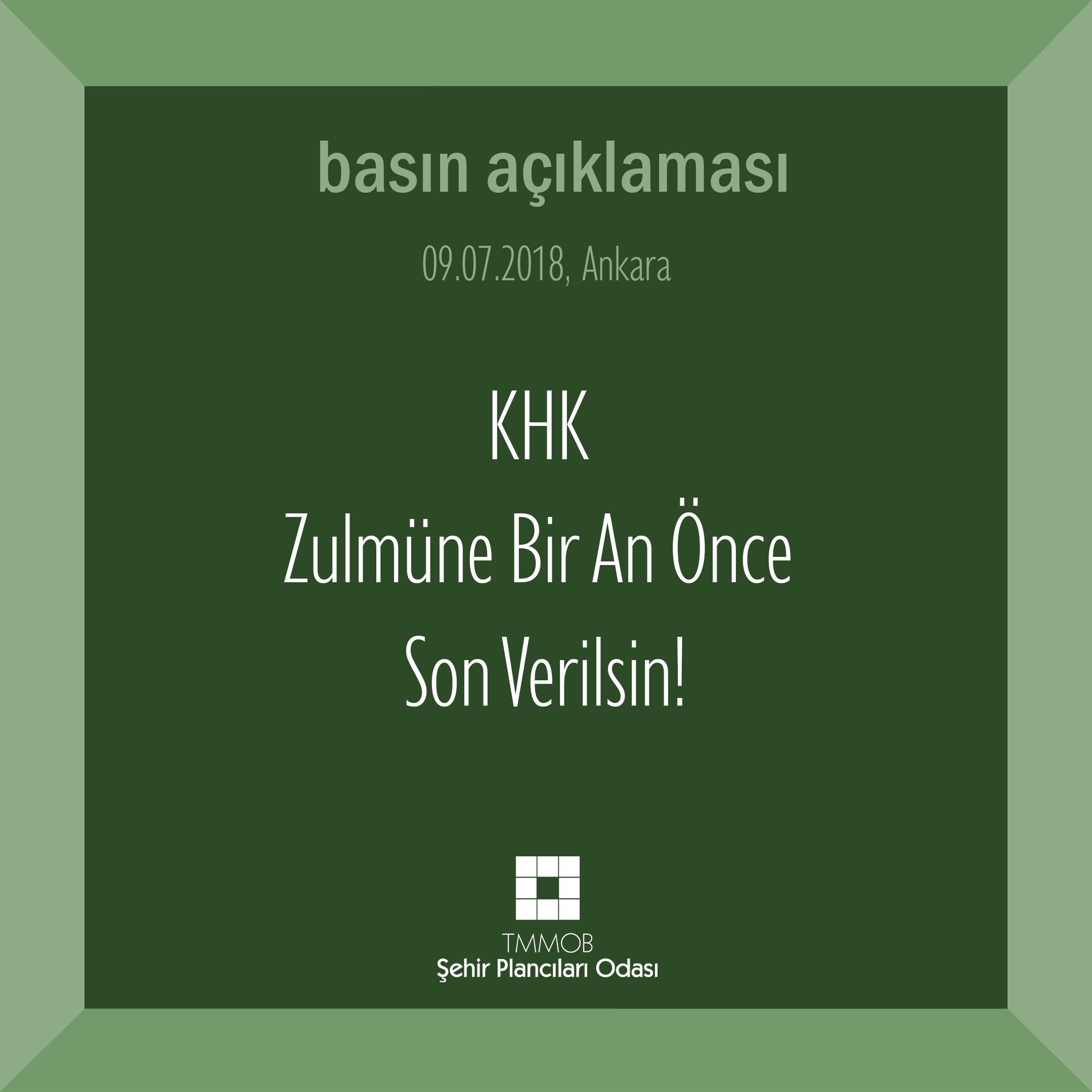 KHK ZULMÜNE BİR AN ÖNCE SON VERİLSİN!