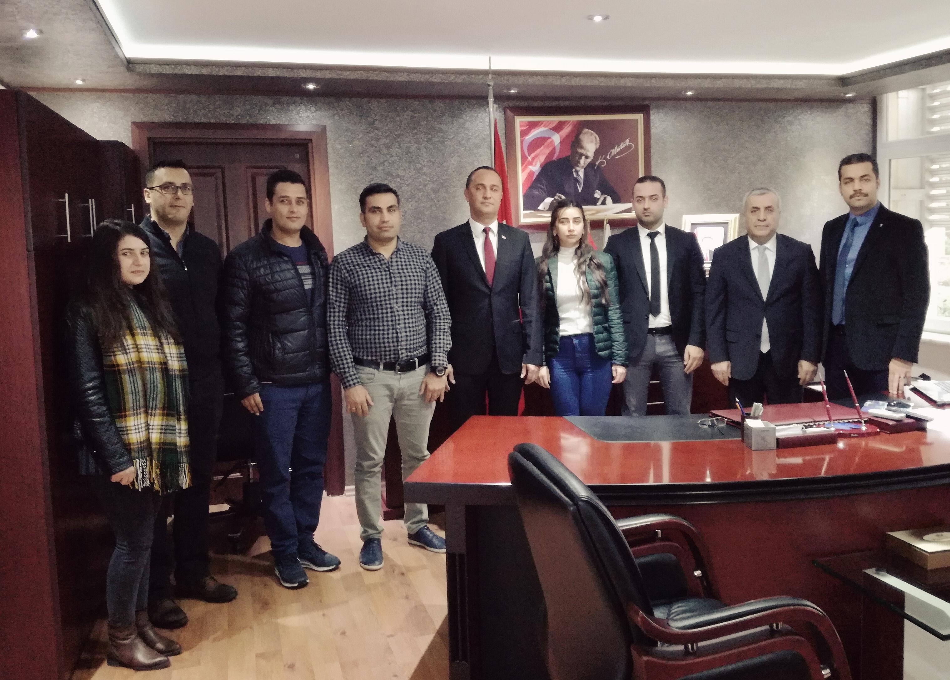 ÇEVRE VE ŞEHİRCİLİK ADANA İL MÜDÜRÜ SN. AHMET KIRILMAZ`I MAKAMINDA ZİYARET ETTİK.
