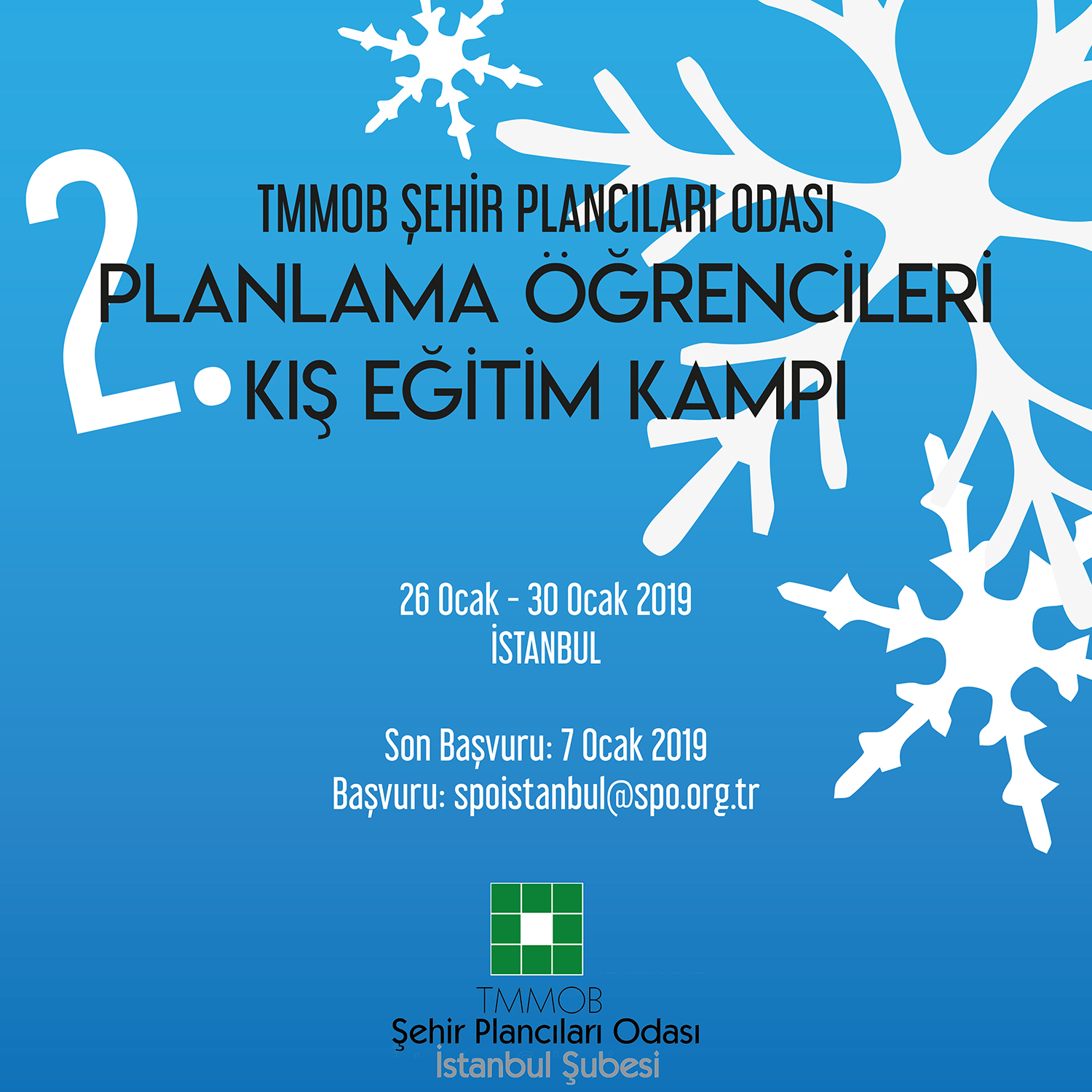 ŞEHİR PLANCILARI ODASI 2. PLANLAMA ÖĞRENCİLERİ KIŞ EĞİTİM KAMPI
