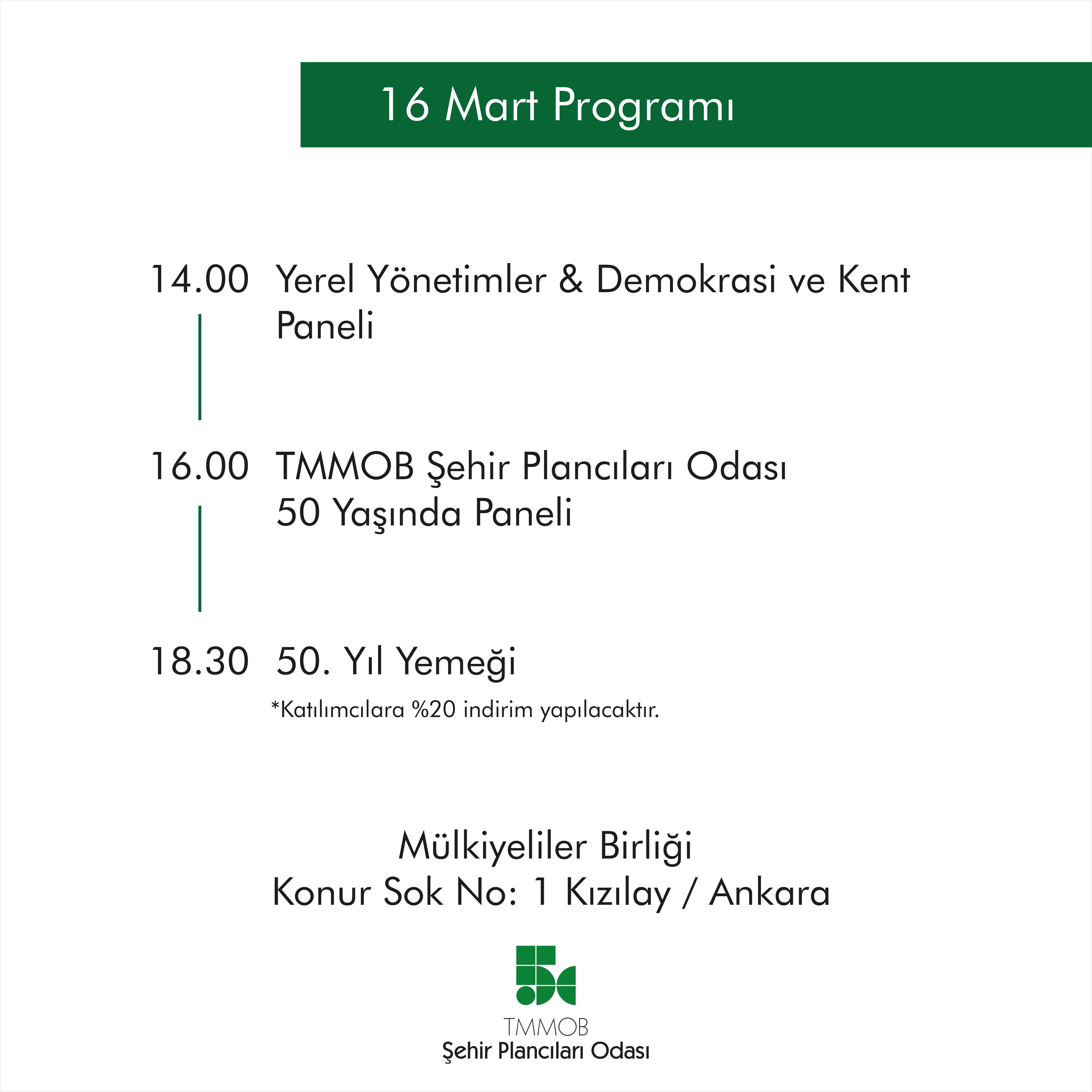YEREL YÖNETİMLER & DEMOKRASİ-KENT VE 50. YIL PANELİ 
