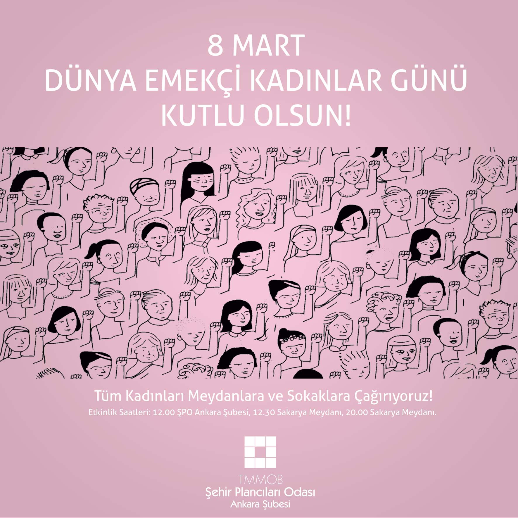 8 MART DÜNYA EMEKÇİ KADINLAR GÜNÜ KUTLU OLSUN!