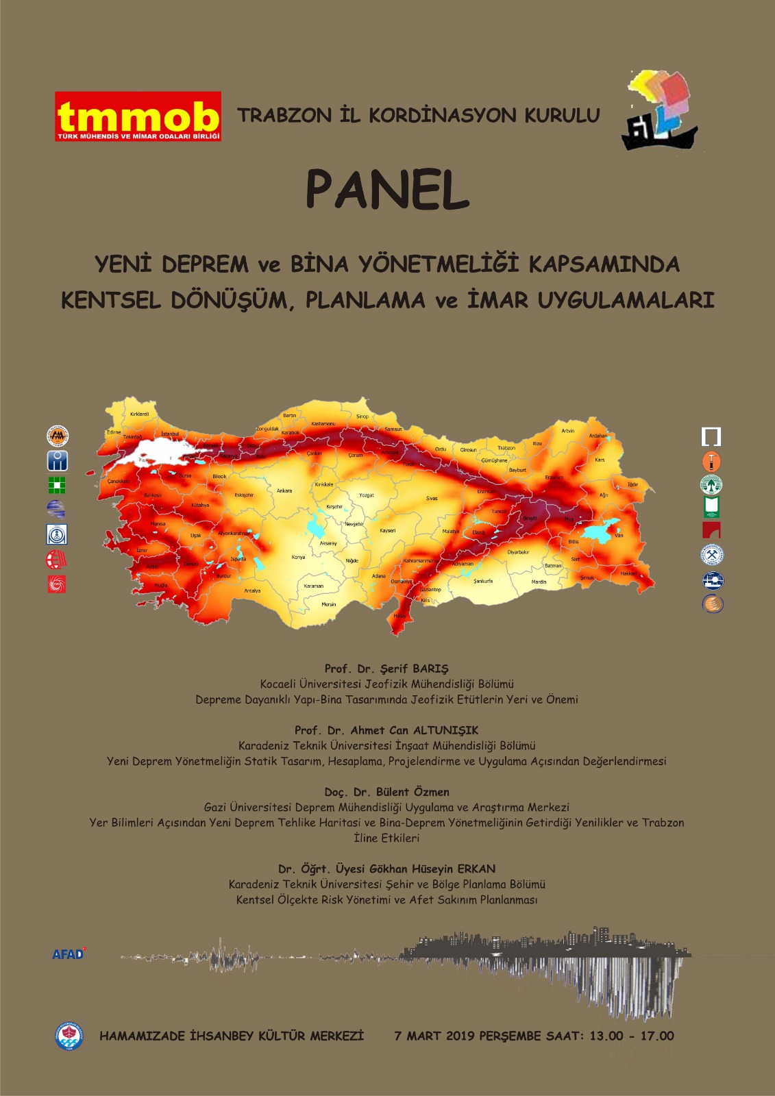 "YENİ DEPREM VE BİNA YÖNETMELİĞİ KAPSAMINDA KENTSEL DÖNÜŞÜM, PLANLAMA VE İMAR UYGULAMALARI"