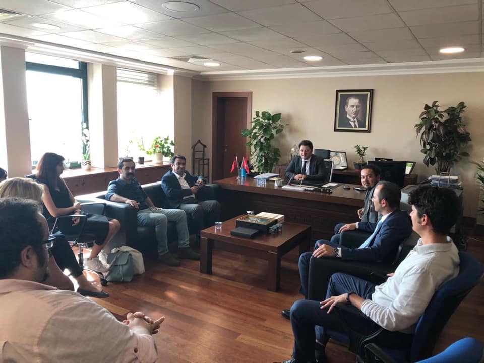 İSTANBUL BÜYÜKŞEHİR BELEDİYESİNDE GÖREV ALAN MESLEKTAŞLARIMIZA ZİYARETTE BULUNDUK.