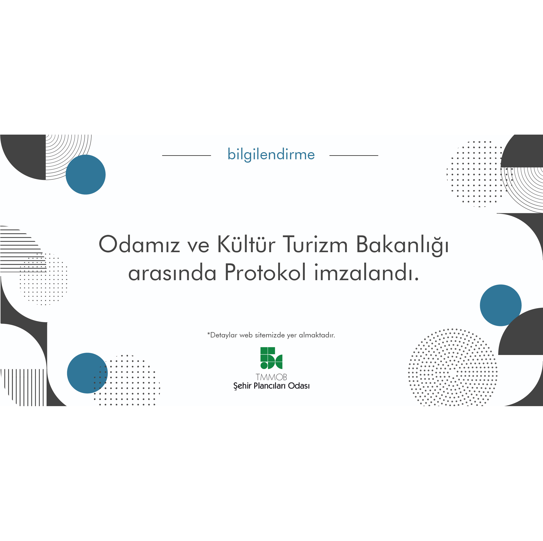 ODAMIZ İLE KÜLTÜR VE TURİZM BAKANLIĞI ARASINDA PROTOKOL İMZALANDI.