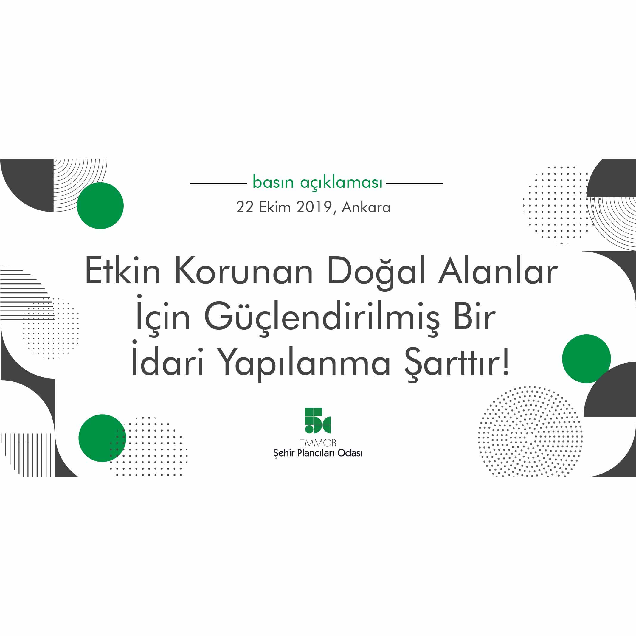 ETKİN KORUNAN DOĞAL ALANLAR İÇİN GÜÇLENDİRİLMİŞ BİR İDARİ YAPILANMA ŞARTTIR.