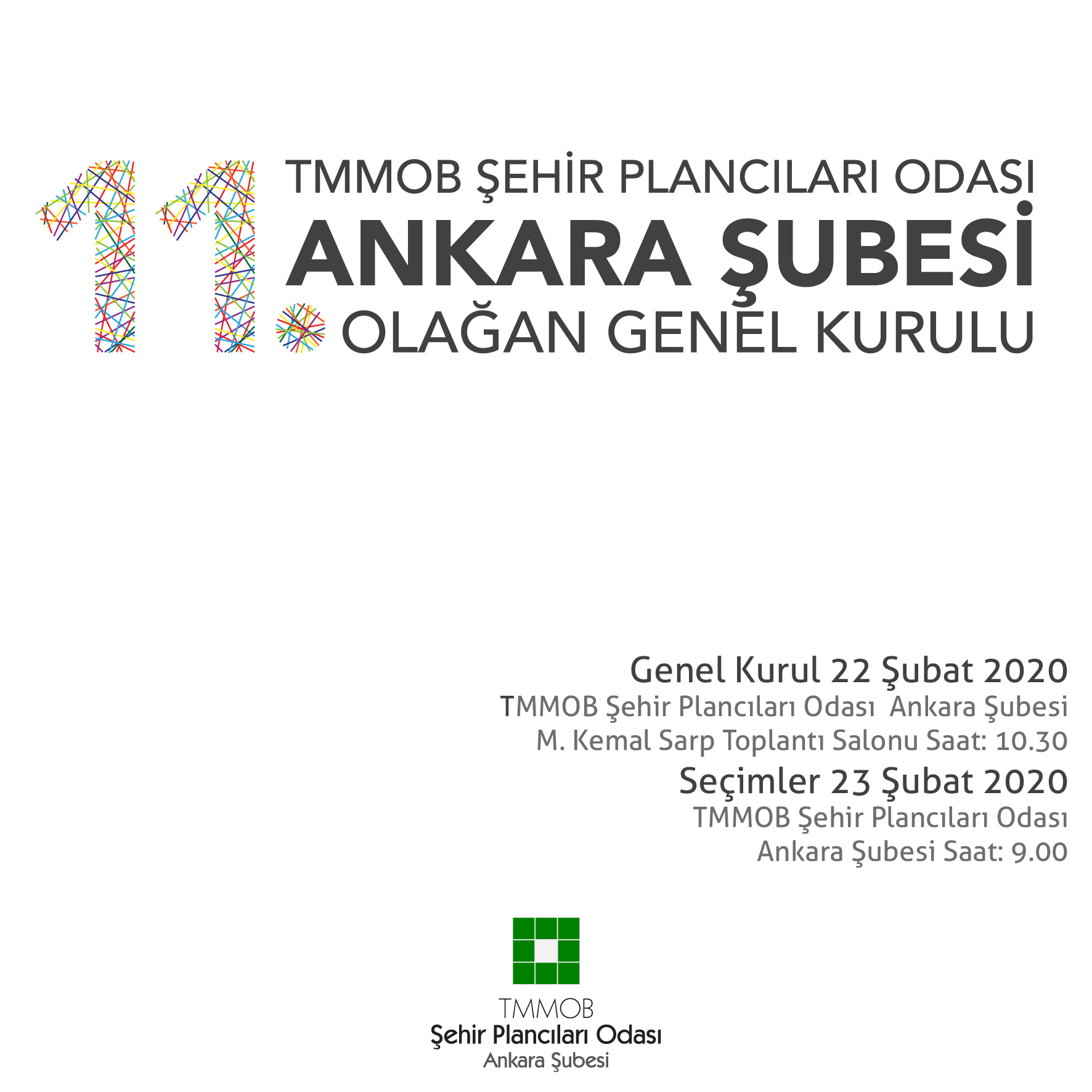 ŞUBEMİZ 11. OLAĞAN GENEL KURULU