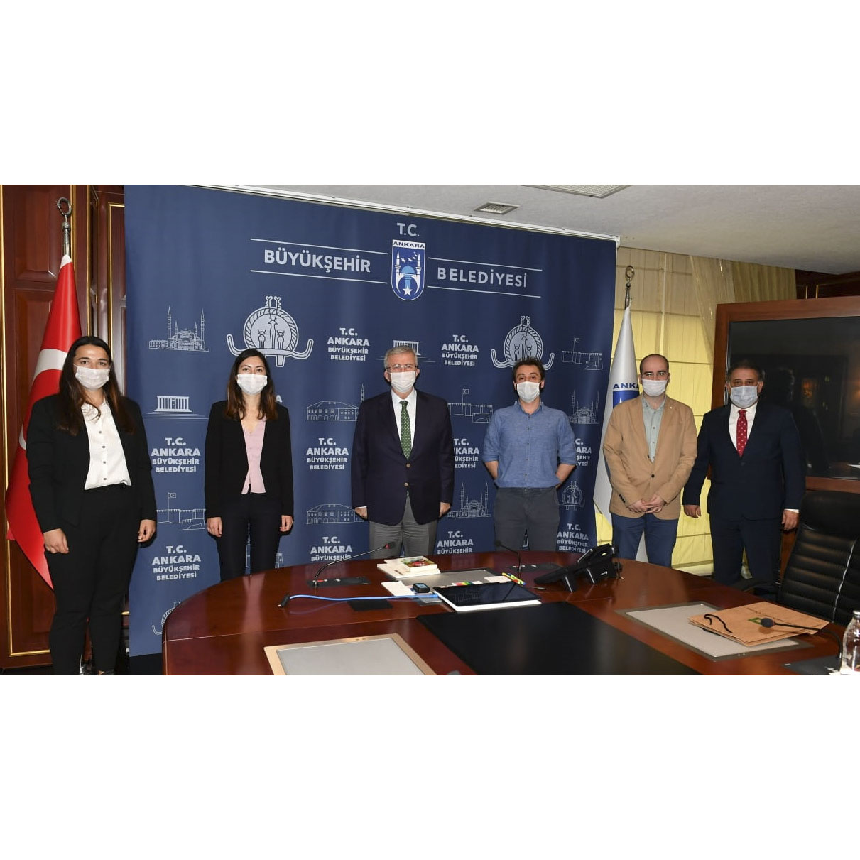 ANKARA BÜYÜKŞEHİR BELEDİYE BAŞKANI MANSUR YAVAŞ'I MAKAMINDA ZİYARET ETTİK