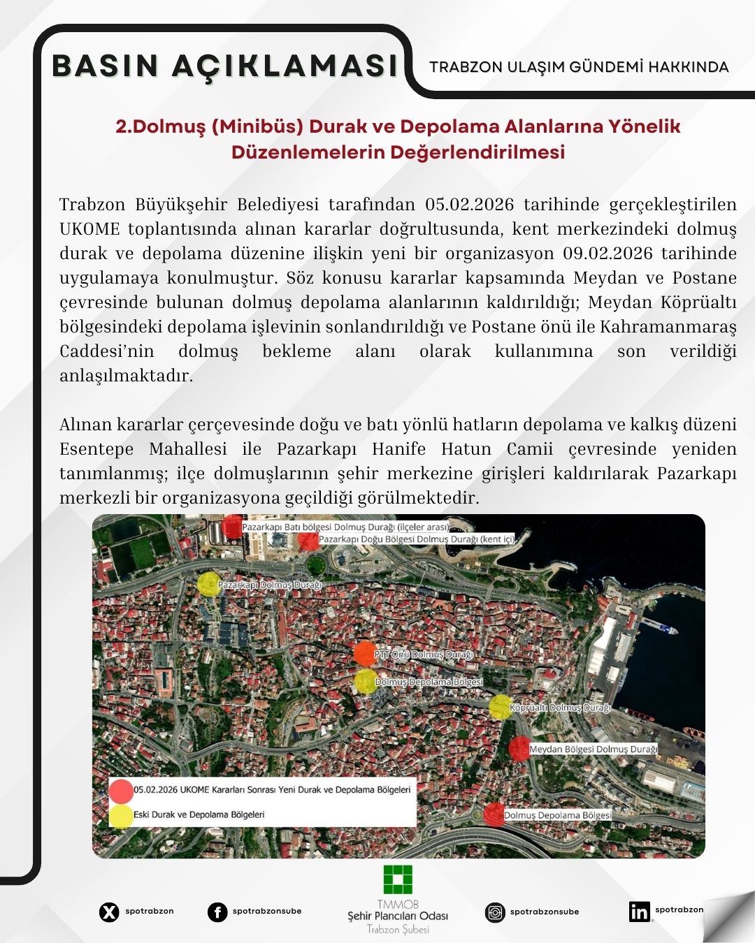 TRABZON ULAŞIM GÜNDEMİ HAKKINDA