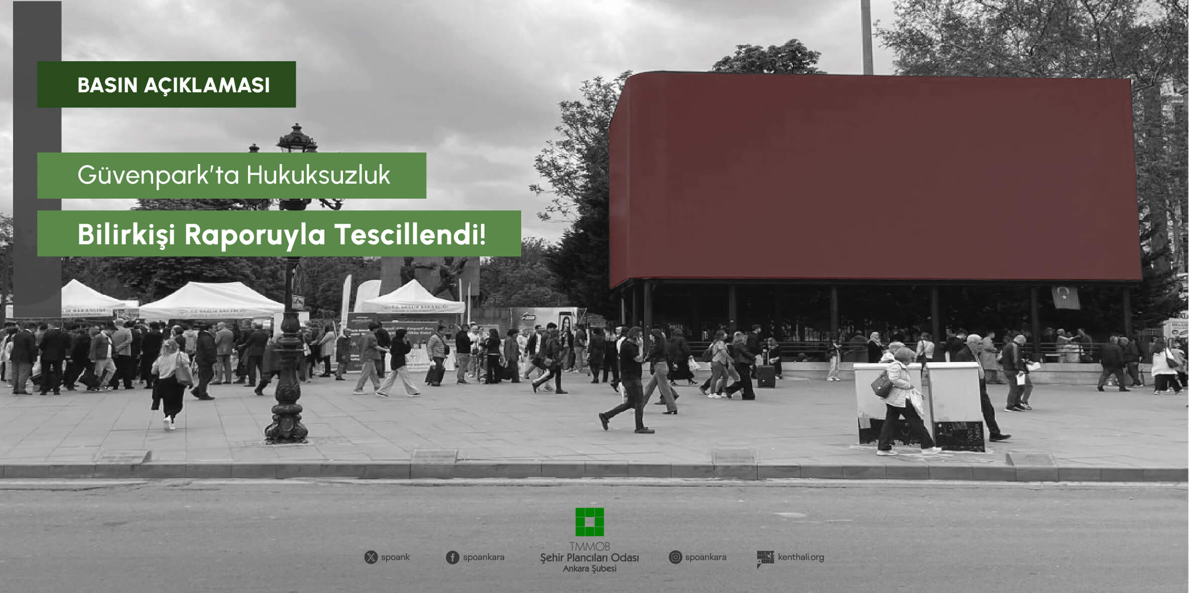 GÜVENPARK'TA HUKUKSUZLUK BİLİRKİŞİ RAPORUYLA TESCİLLENDİ!
