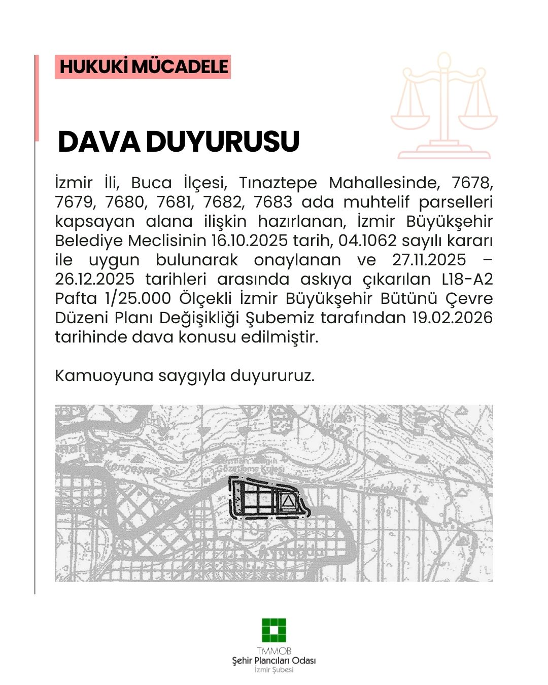 DAVA DUYURUSU