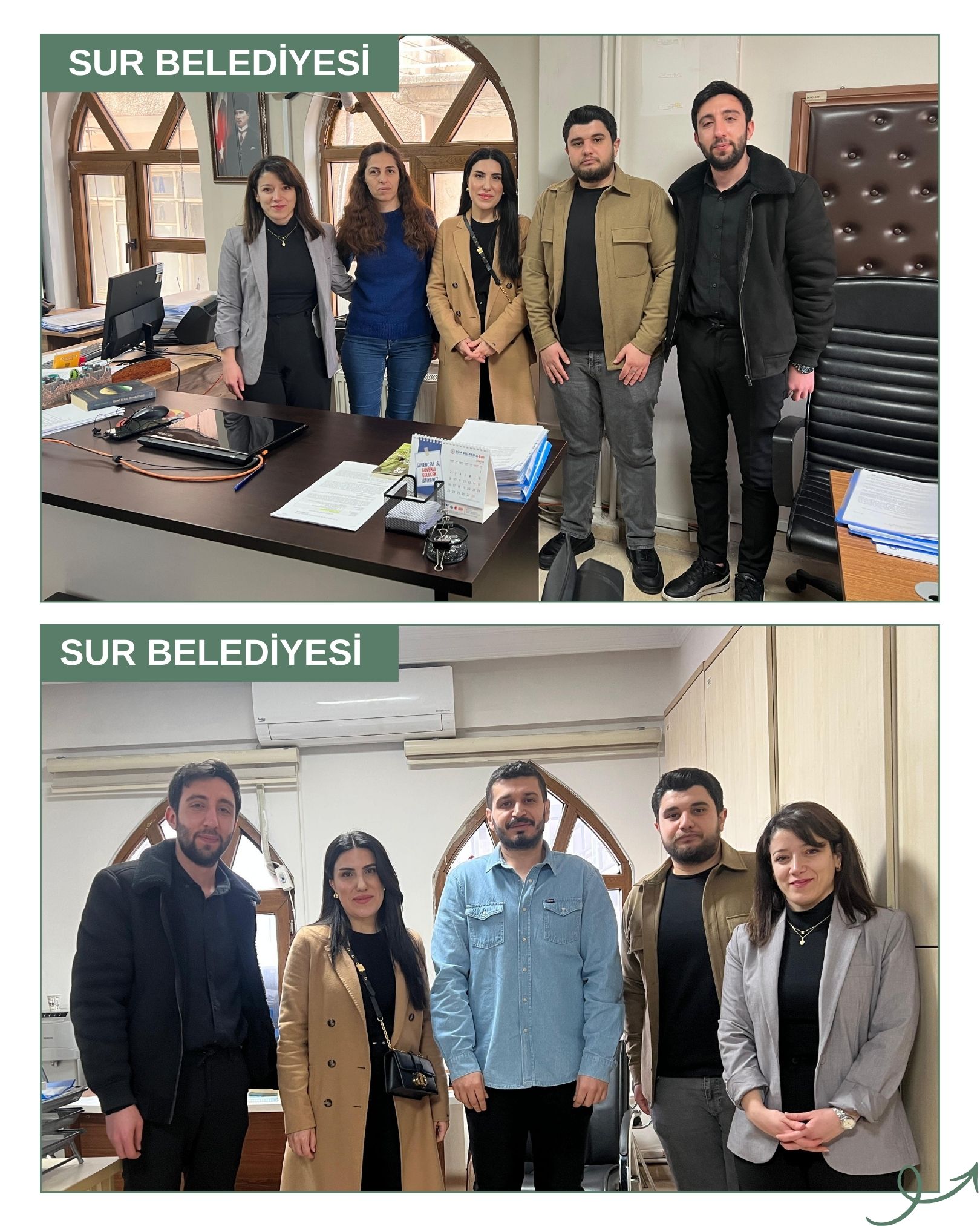 GÜNEYDOĞU ANADOLU BÖLGESİ BELEDİYELER BİRLİĞİ (GABB) VE DİYARBAKIR MERKEZ İLÇE BELEDİYELERİ`NDE GÖREV YAPAN MESLEKTAŞLARIMIZ ZİYARET EDİLDİ.