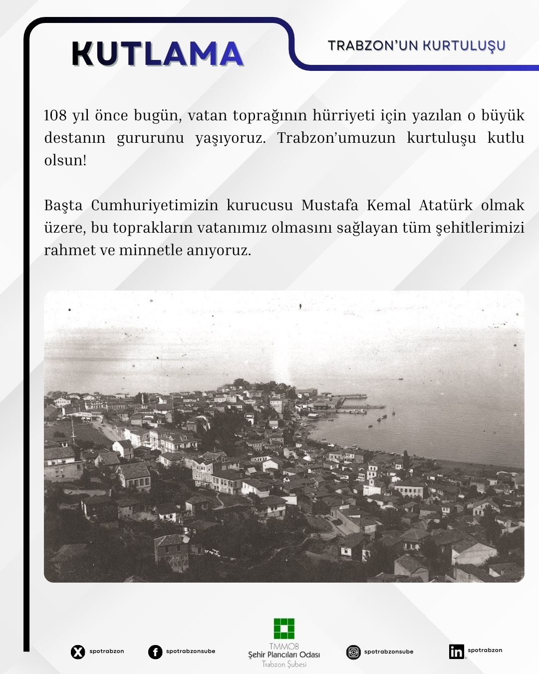 TRABZON`UN KURTULUŞU