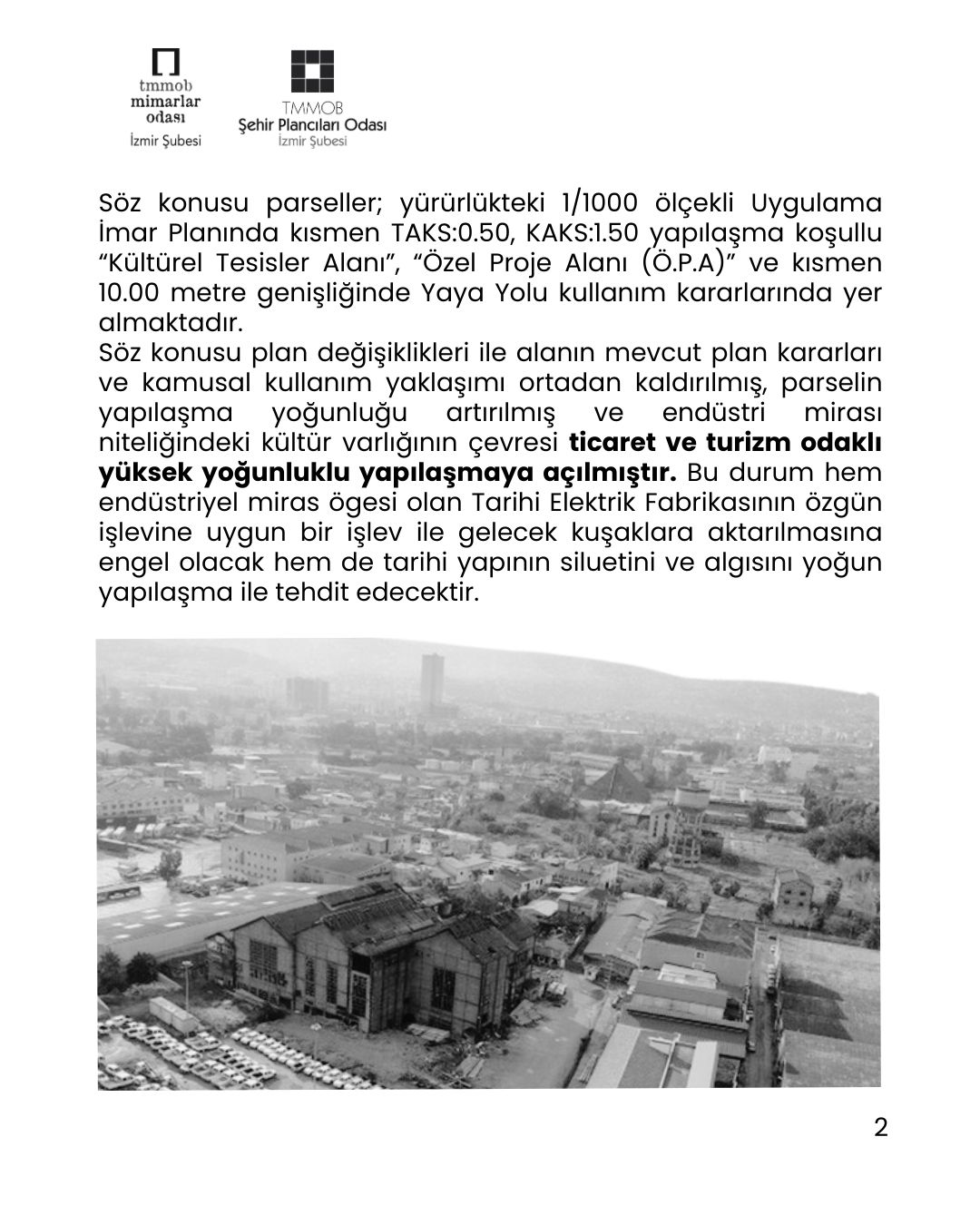 TARİHİ ELEKTRİK FABRİKASI RANTA TESLİM EDİLEMEZ!