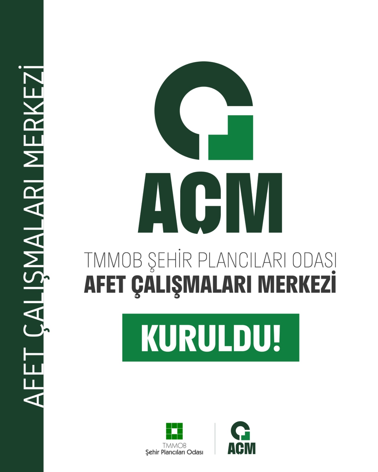 ŞPO AFET ÇALIŞMALARI MERKEZİ (AÇM) KURULDU!