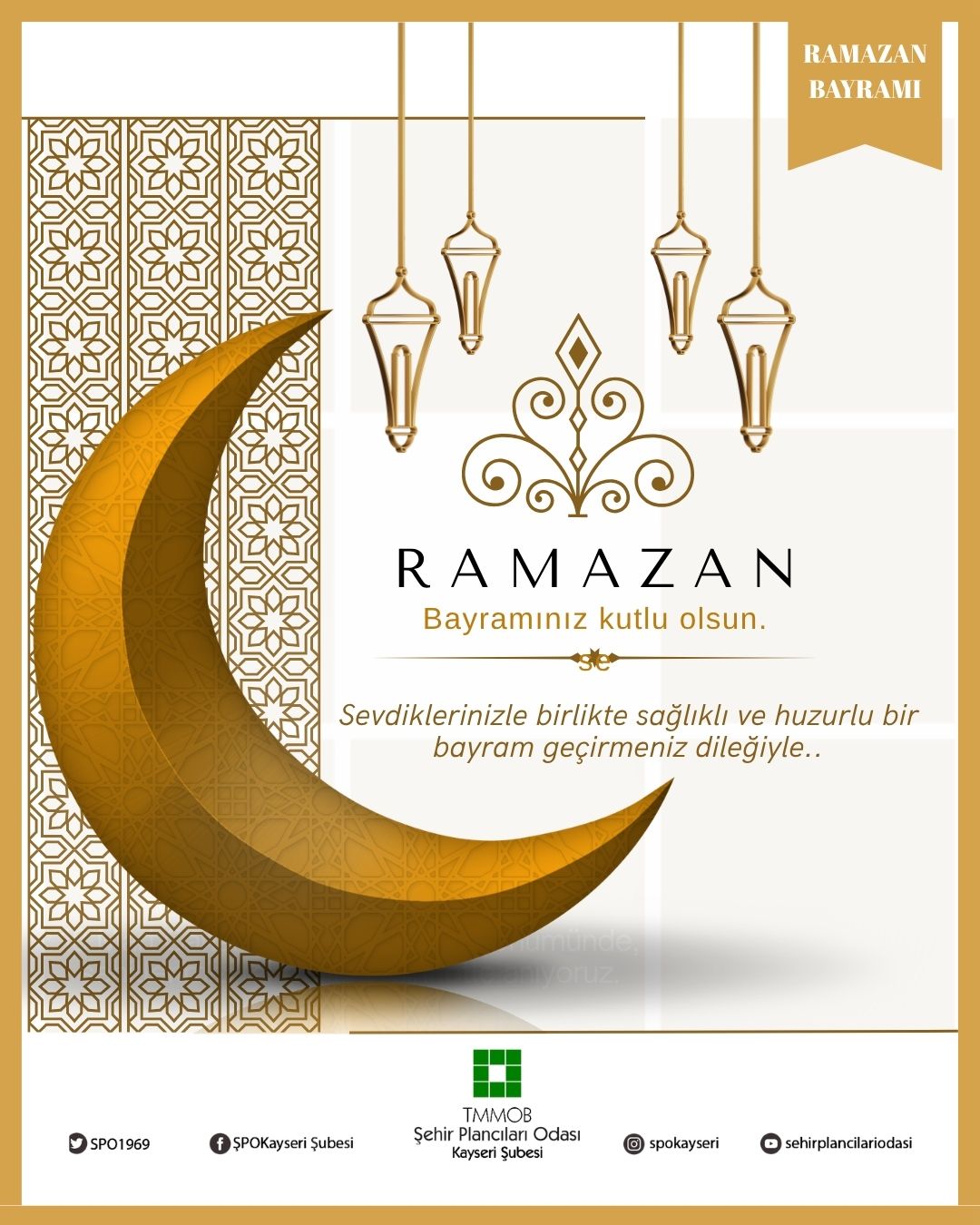 RAMAZAN BAYRAMINIZ KUTLU OLSUN.