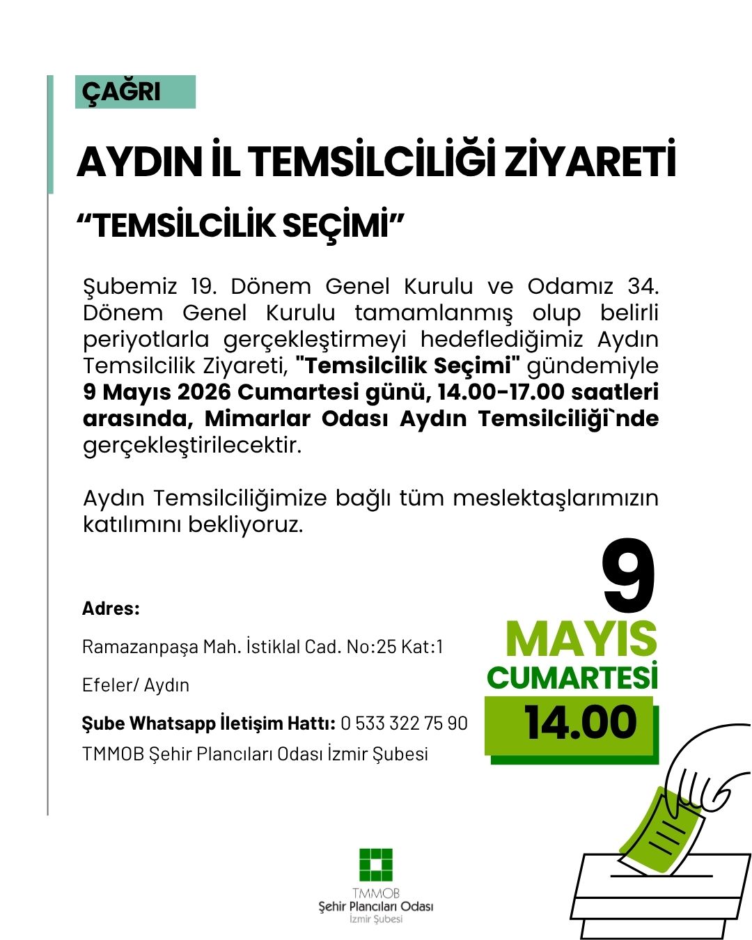 AYDIN İL TEMSİLCİLİĞİ ZİYARETİ