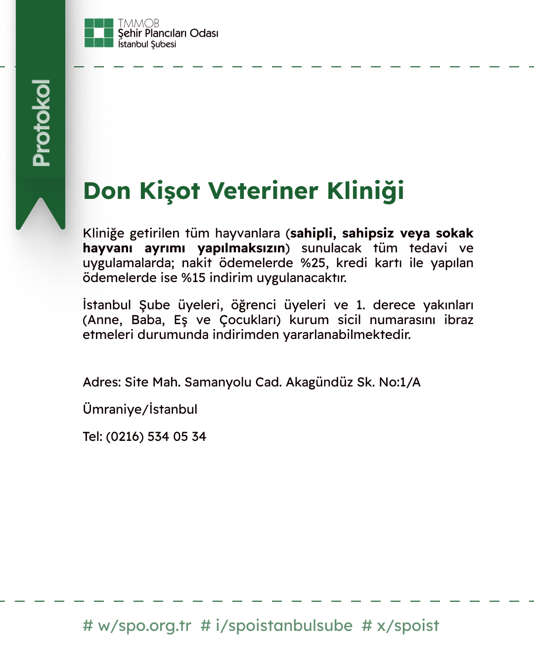 İNDİRİM PROTOKOLÜ: DON KİŞOT VETERİNER KLİNİĞİ