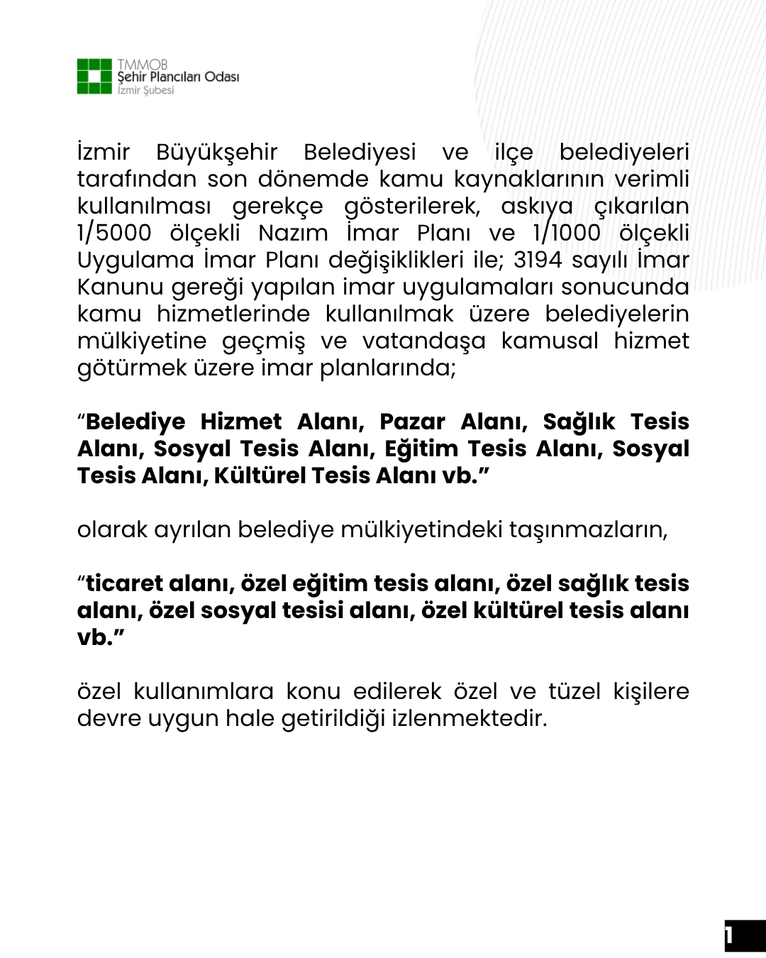 SATA SATA BİTİREMEDİLER!
KAMUSAL ALANLARIN TASFİYESİNE İZİN VERMEYECEĞİZ!