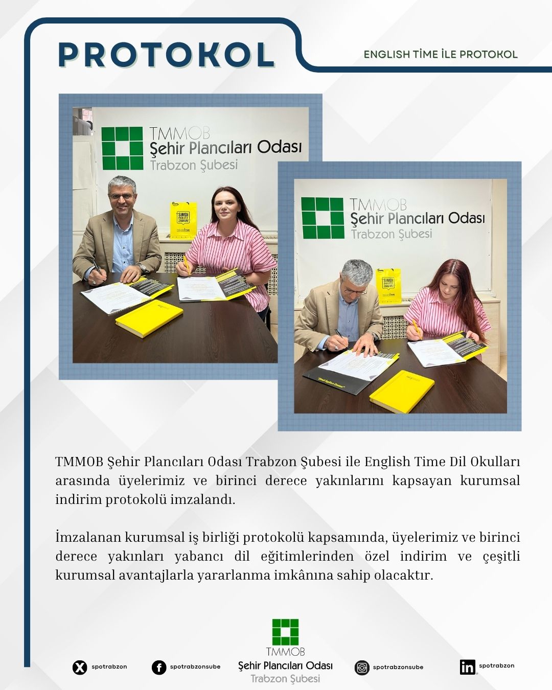ENGLISH TİME İLE PROTOKOL
