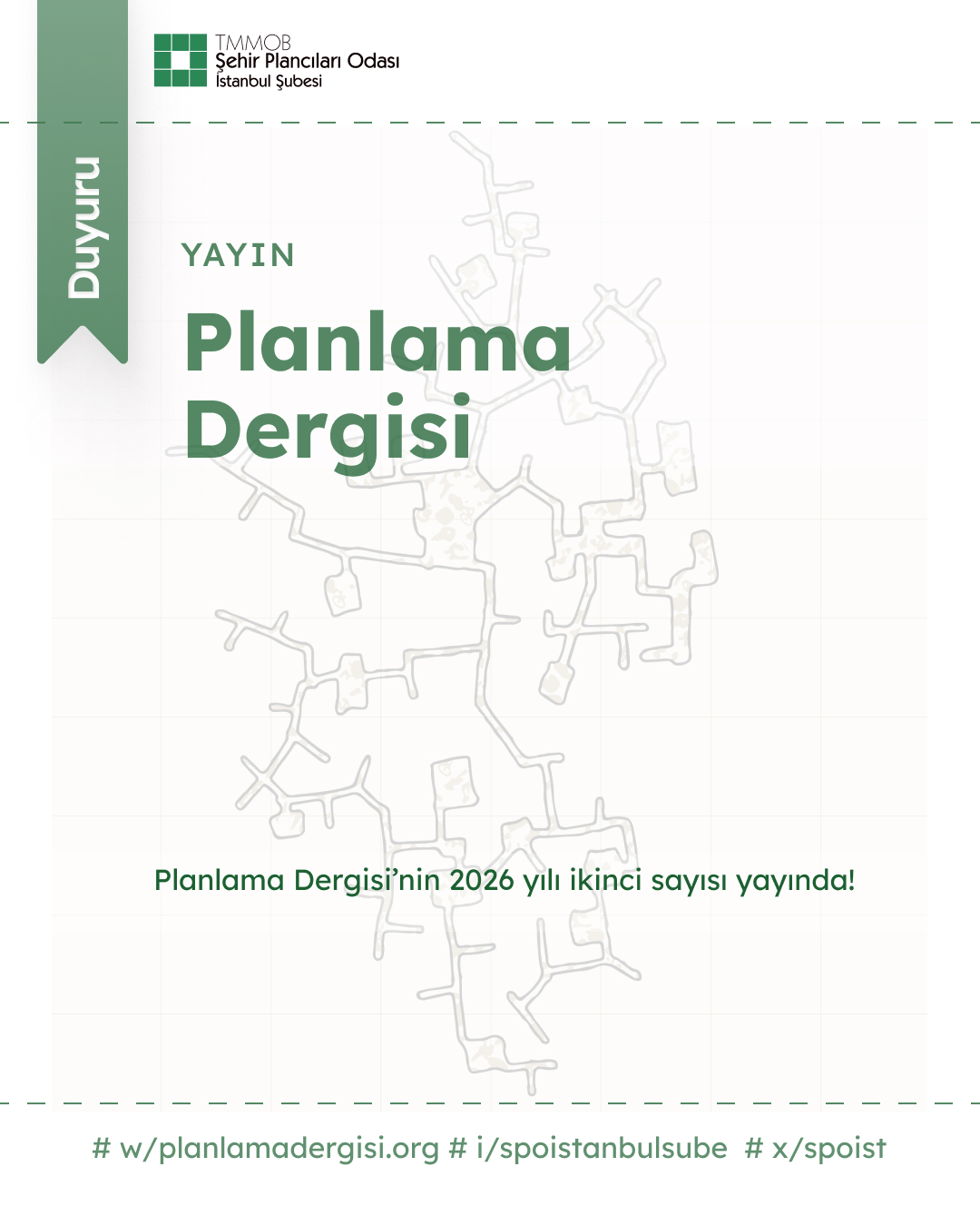 PLANLAMA DERGİSİ'NİN 2026 YILI İKİNCİ SAYISI YAYINDA!