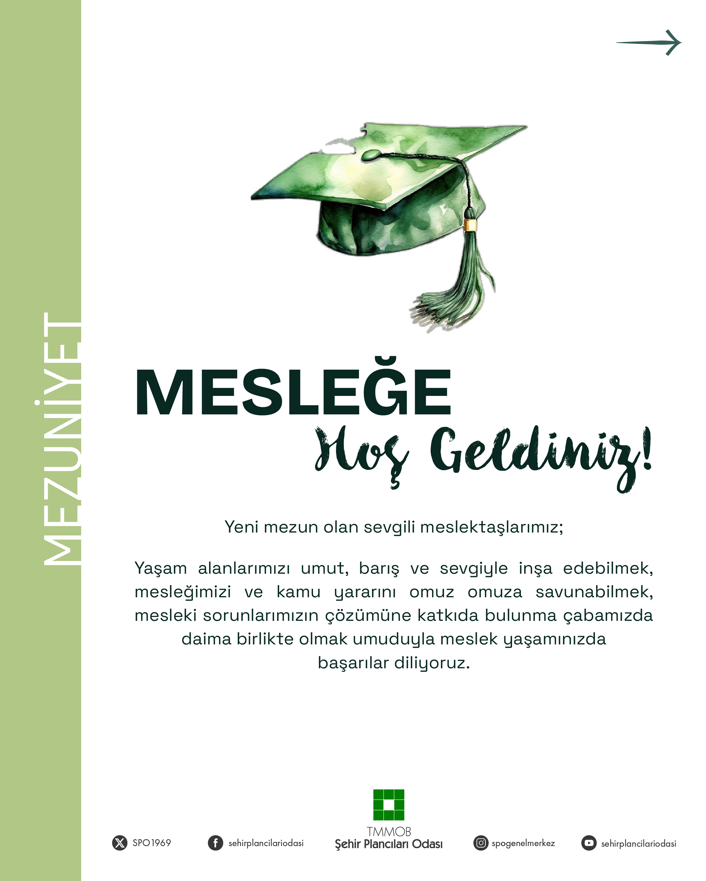 MESLEĞE HOŞGELDİNİZ