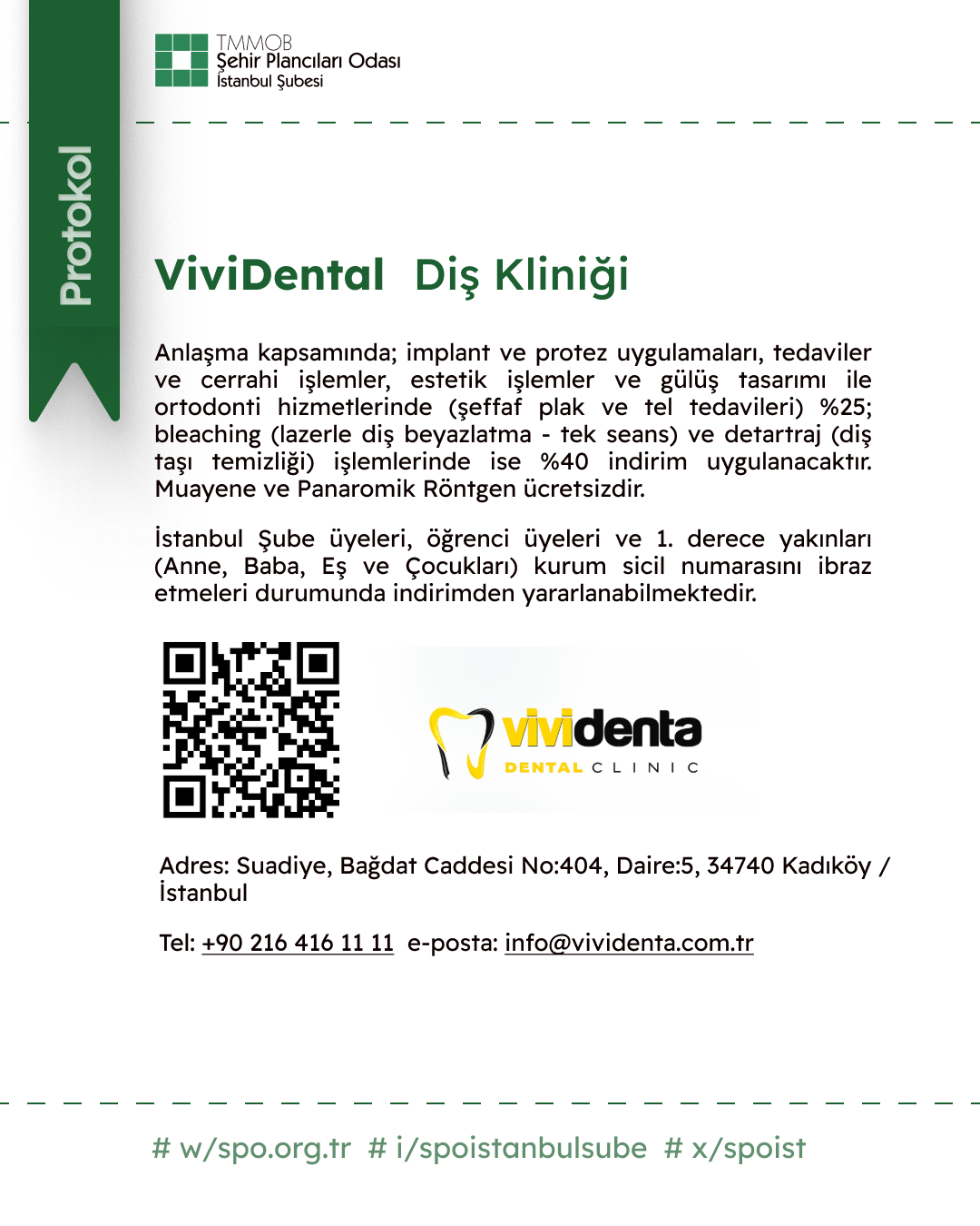İNDİRİM PROTOKOLÜ: VİVİDENTAL