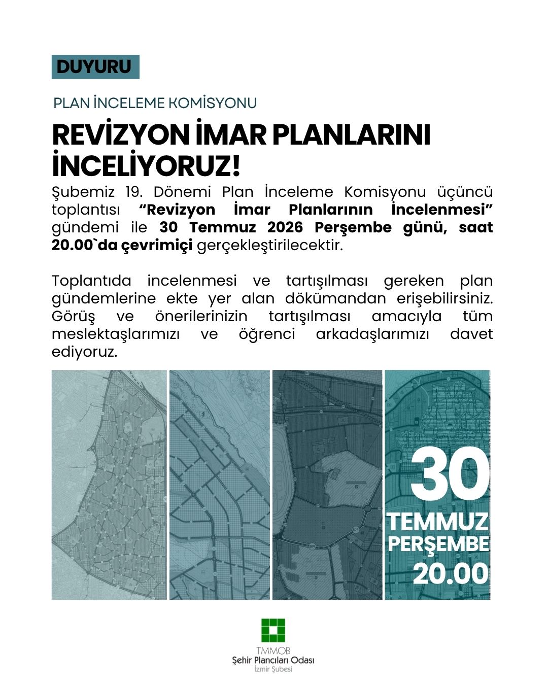 PLAN İNCELEME KOMİSYONU 3. TOPLANTISINDA REVİZYON İMAR PLANLARINI İNCELİYORUZ