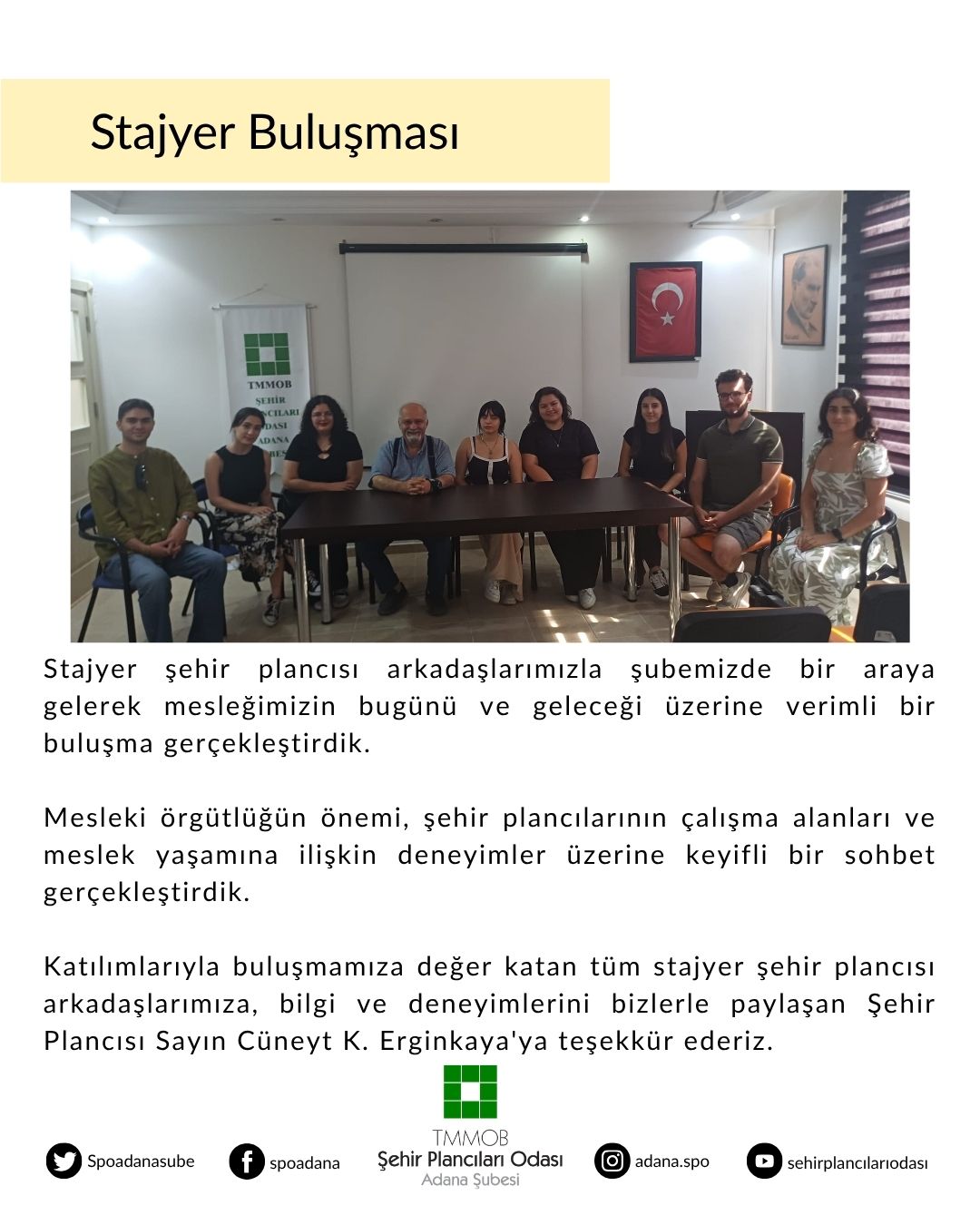 STAJYER BULUŞMASI