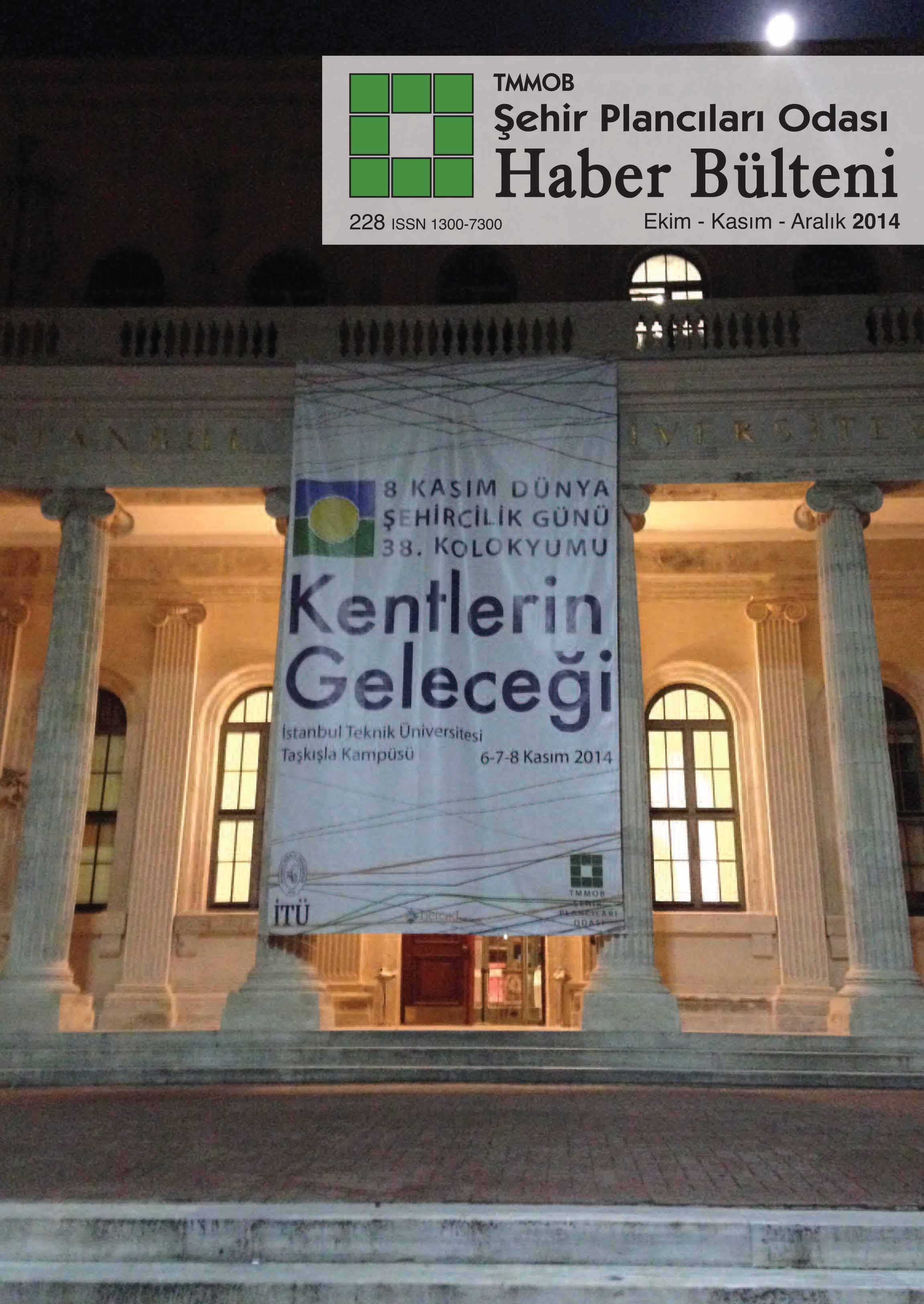 HABER BÜLTENİ - EKİM-KASIM-ARALIK 2014