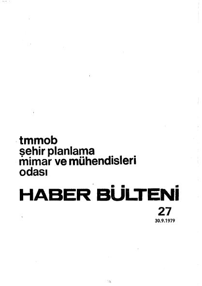 HABER BÜLTENİ - 10/1979