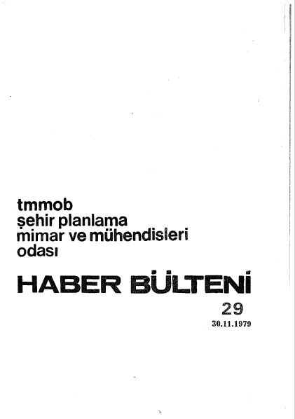 HABER BÜLTENİ - 11/1979