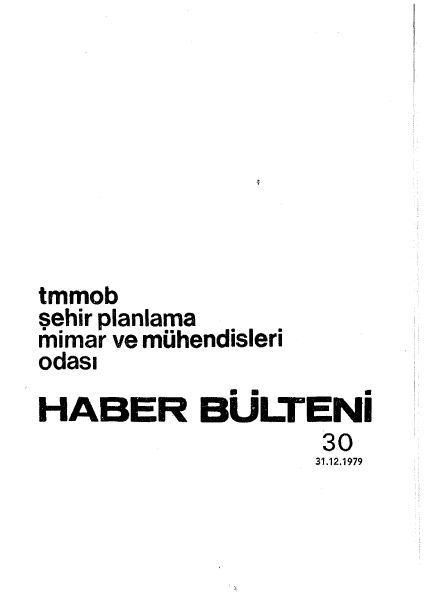 HABER BÜLTENİ - 12/1979