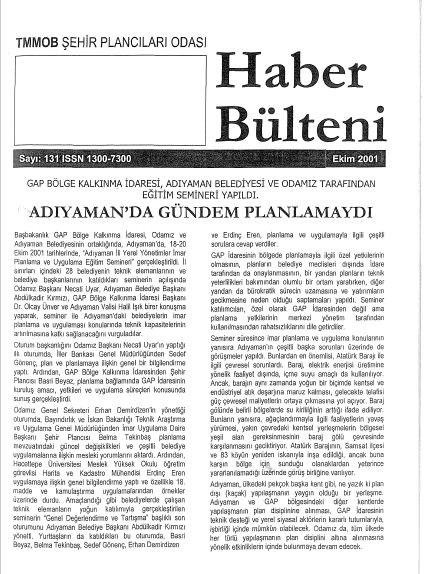 HABER BÜLTENİ - 10/2001