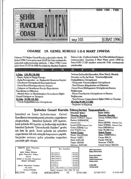 HABER BÜLTENİ - 02/1996