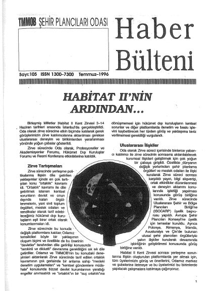 HABER BÜLTENİ - 07/1996