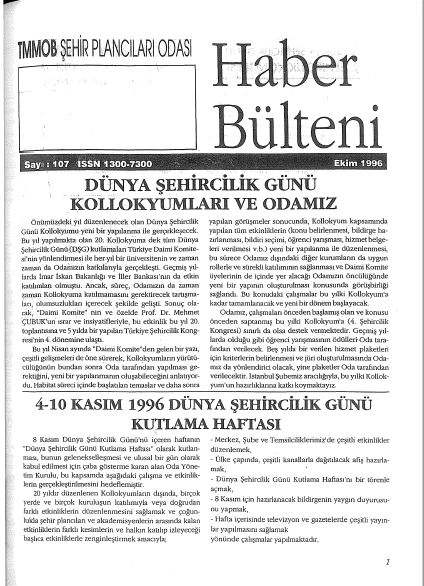 HABER BÜLTENİ - 10/1996