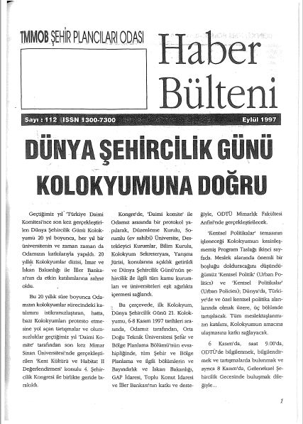 HABER BÜLTENİ - 09/1997