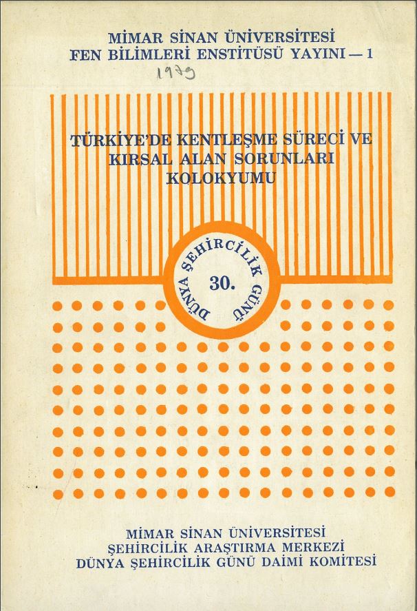1979- TÜRKİYEDE KENTLEŞME SÜRECİ VE KIRSAL ALAN SO 3
