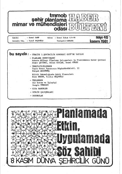 HABER BÜLTENİ - 11/1981
