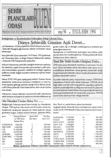 HABER BÜLTENİ - 09-10/1994