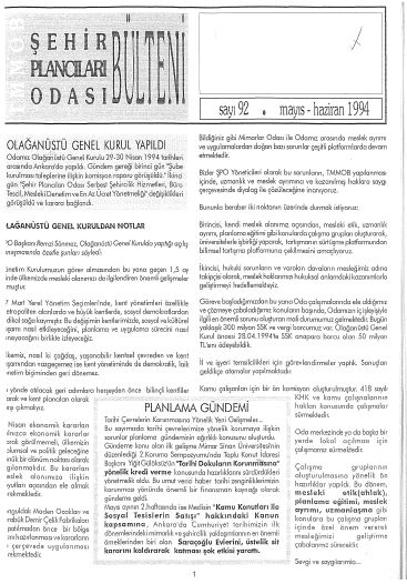 HABER BÜLTENİ - 05-06/1994