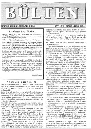 HABER BÜLTENİ - 03-04/1994
