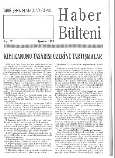 HABER BÜLTENİ - 08/1992